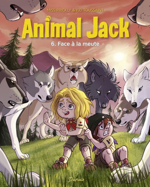 Couverture ebook de Animal Jack - Tome 6 - Face à la meute, de Kid Toussaint