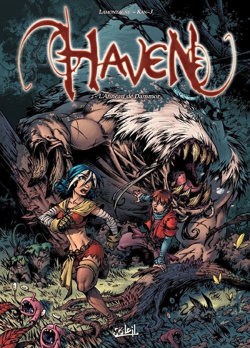 Couverture ebook de Haven T02 - L'Anneau de Dammor, de Jacques Lamontagne