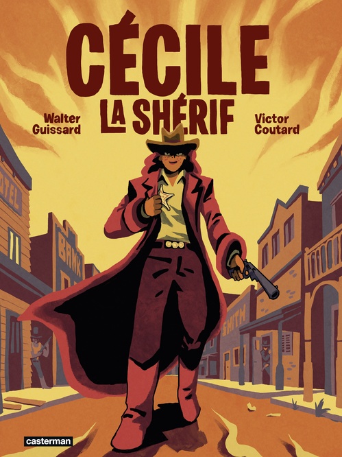 Couverture ebook de Cécile la shérif, de Victor Coutard, Walter Guissard