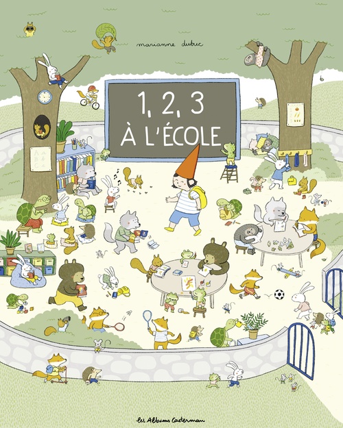 Couverture ebook de 1, 2, 3 ... à l'école ! - Nouvelle édition, de Marianne Dubuc