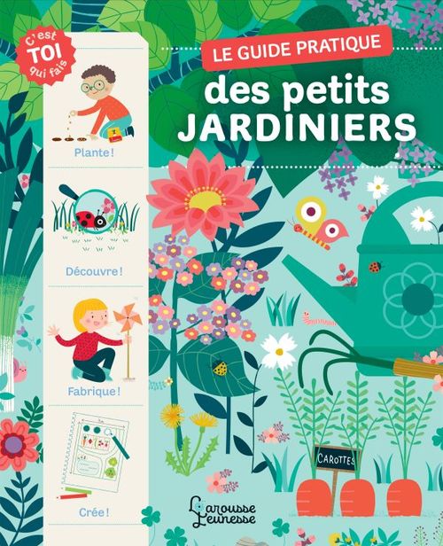 Couverture ebook de Le guide pratique des petits jardiniers, de Michel LUCHESI