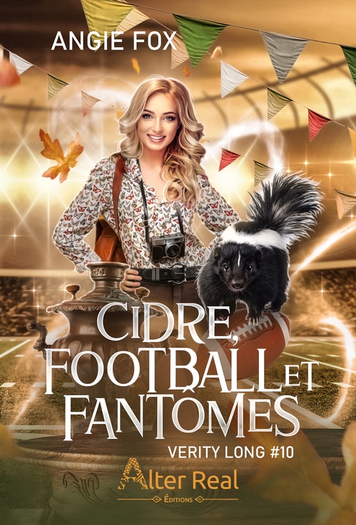 Couverture ebook de Cidre, football et fantômes, de Angie Fox