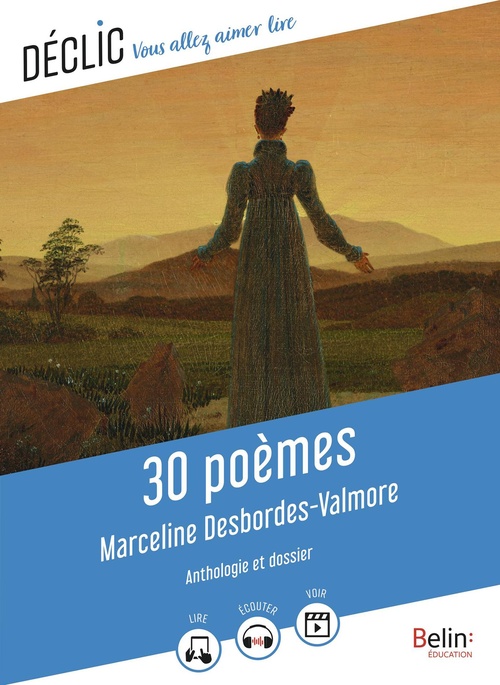 Couverture ebook de 30 poèmes de Marceline Desbordes-Valmore, de Marceline Desbordes-Valmore