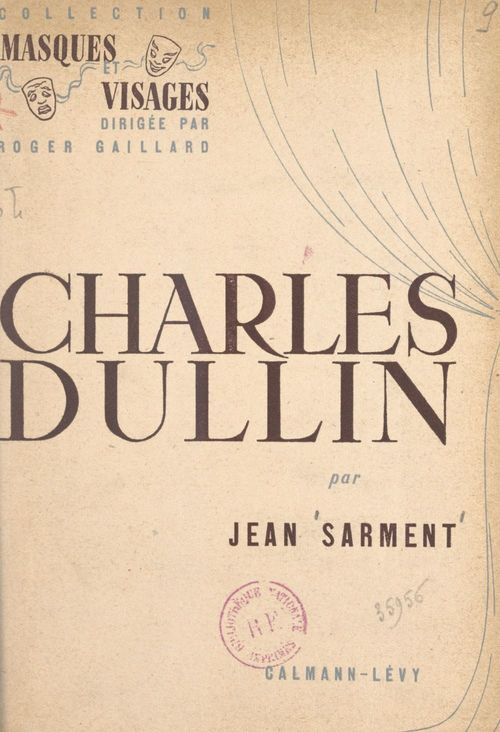 ebook cover of Charles Dullin, by Jean Sarment