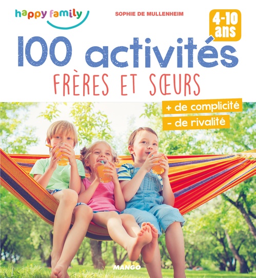 Couverture ebook de 100 activités frères et soeurs, de Sophie de Mullenheim