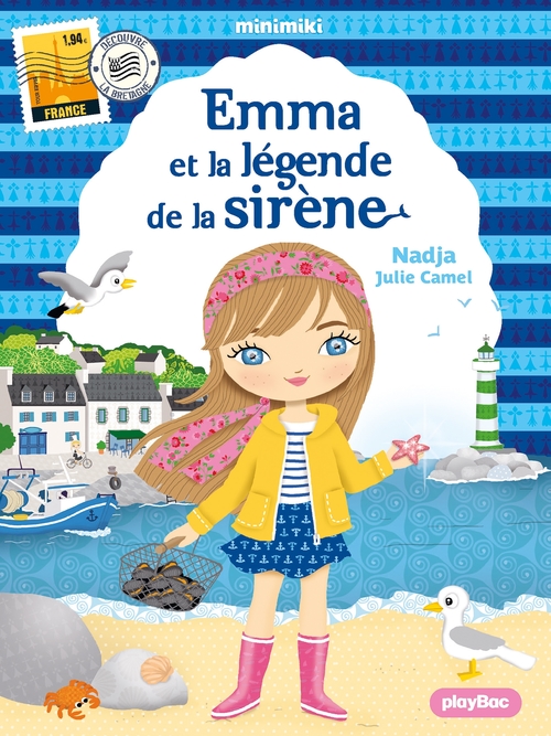 Couverture ebook de Minimiki - Emma et la légende de la sirène - Tome 28, de Nadja