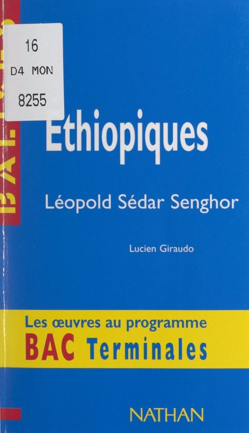 ebook cover of Éthiopiques, by Lucien Giraudo