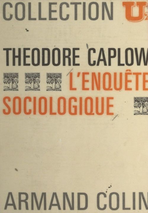ebook cover of L'enquête sociologique, by Theodore Caplow
