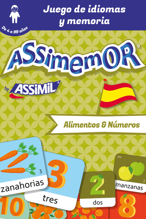 Couverture ebook de Assimemor - Mis primeras palabras en español : Alimentos y Números, de Celadon, Jean-Sebastien Deheeger