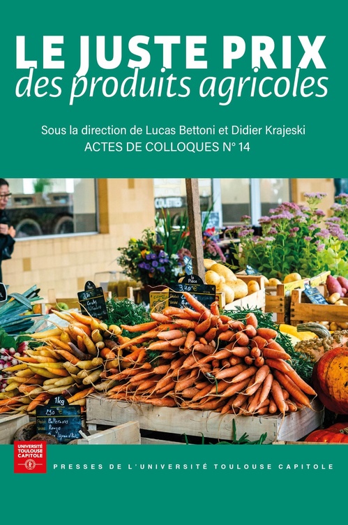 Couverture ebook de Le juste prix des produits agricoles, de