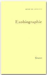 ebook cover of Exobiographie, by René de Obaldia