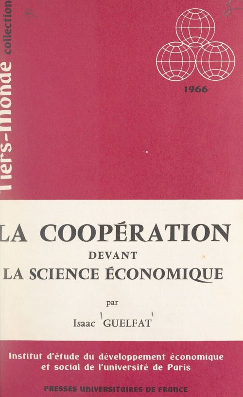 Couverture ebook de La coopération devant la science économique, de Isaac Guelfat
