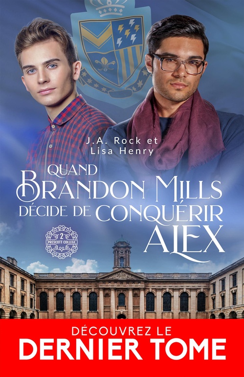 ebook cover of Quand Brandon Mills décide de conquérir Alex, by Lisa Henry, J. A. Rock