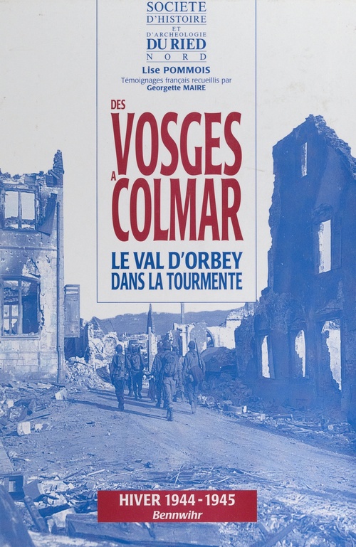 Couverture ebook de Des Vosges à Colmar, de Lise Pommois