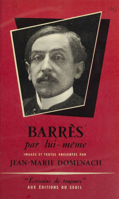 ebook cover of Barrès par lui-même, by Maurice Barrès