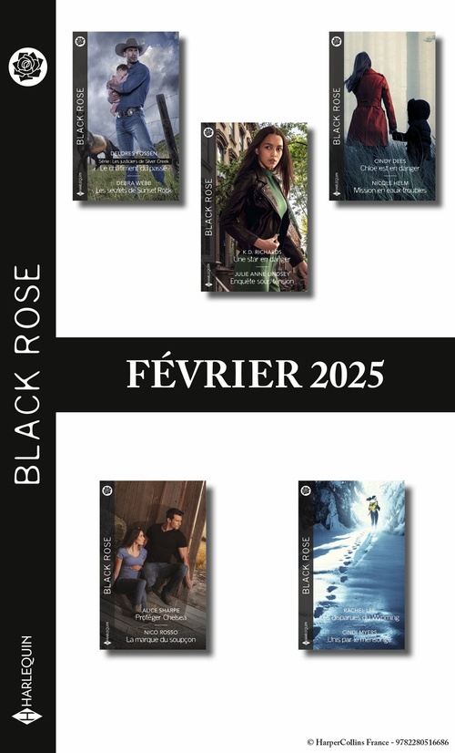 Couverture ebook de Pack mensuel Black Rose - 10 romans (Février 2025), de Collectif