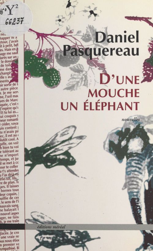 Couverture ebook de D'une mouche un éléphant, de Pasquereau