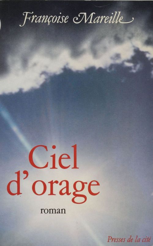 ebook cover of Ciel d'orage, by Mareille/F