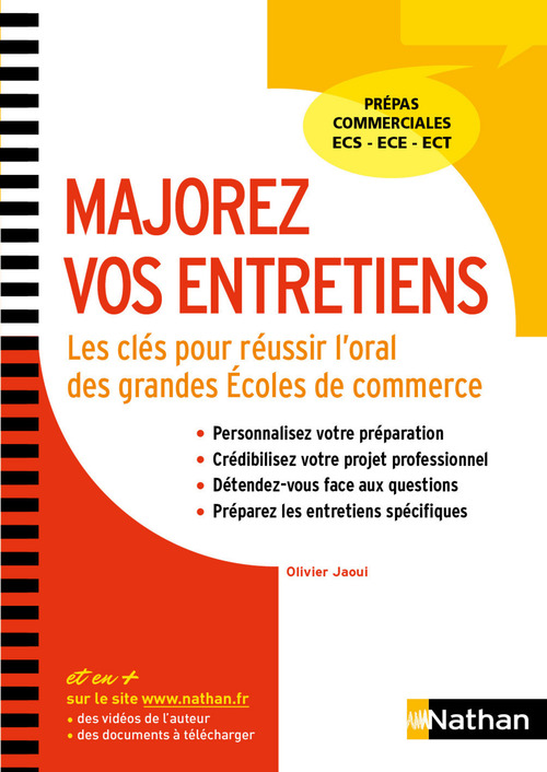 ebook cover of Majorez vos entretiens - Les clés pour réussir l'oral des grandes écoles de commerce - 2018, by Olivier Jaoui