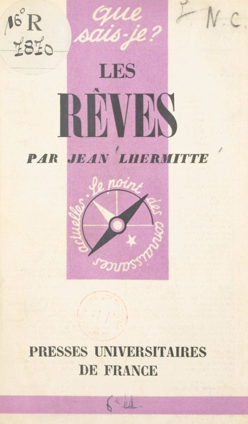 ebook cover of Les rêves, by Jean Lhermitte