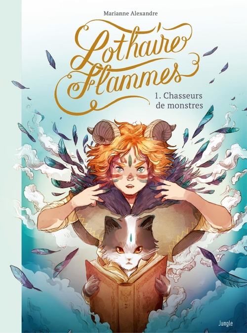 ebook cover of Lothaire Flammes - Tome 1 - Chasseurs de monstres, by Marianne Alexandre