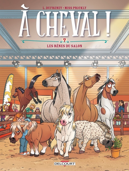 Couverture ebook de À cheval ! T07 - Les rênes du salon, de Laurent Dufreney