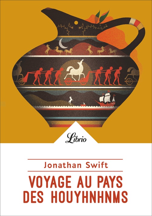 Couverture ebook de Voyage au pays des Houyhnhnms, de Jonathan Swift