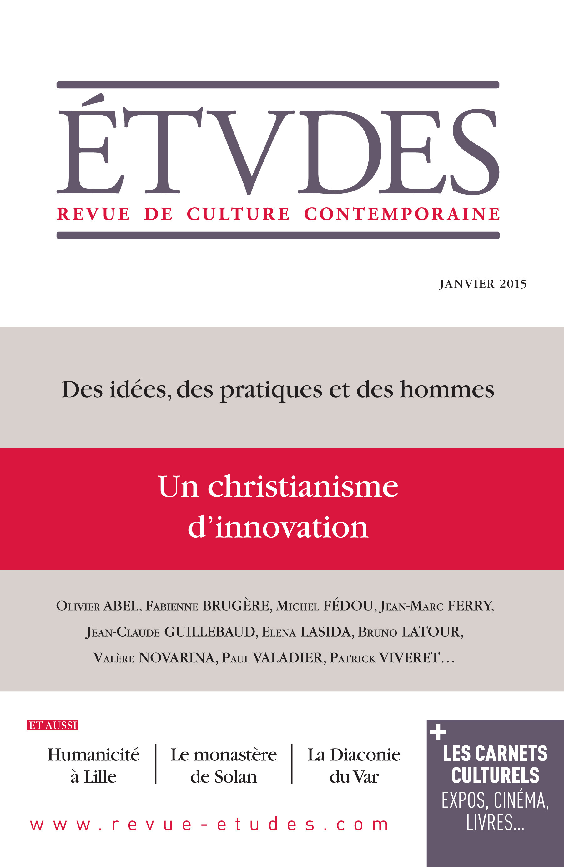 ebook cover of Etudes Janvier 2014, by Collectif
