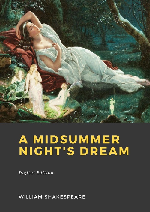 ebook cover of A Midsummer Night's Dream, by William Shakespeare