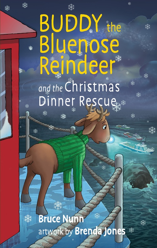 ebook cover of Buddy the Bluenose Reindeer, by Bruce Nunn