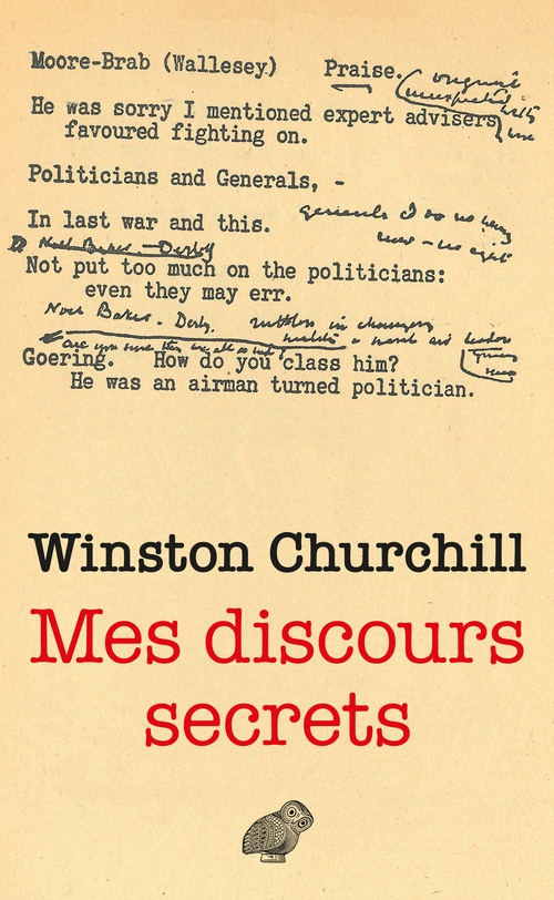 ebook cover of Mes discours secrets, by Winston Churchill