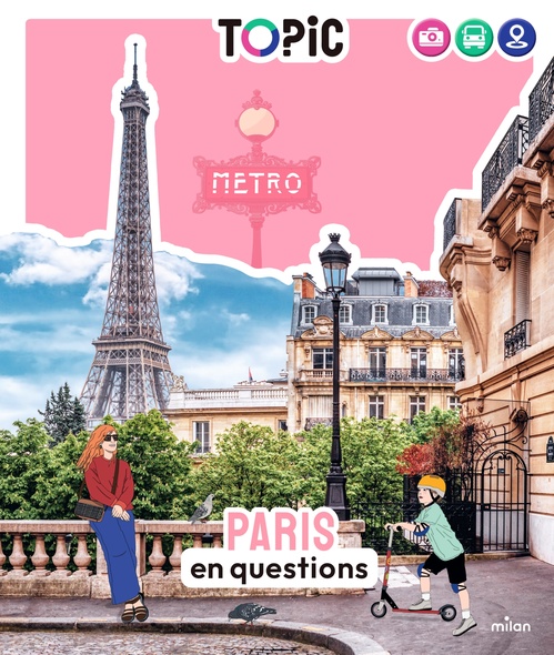 ebook cover of TOPIC - Paris en questions - Dès 7 ans, by Stéphane Frattini