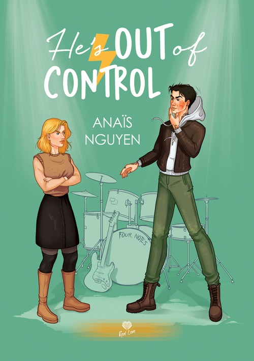 Couverture ebook de He's Out of Control, de Anaïs Nguyen