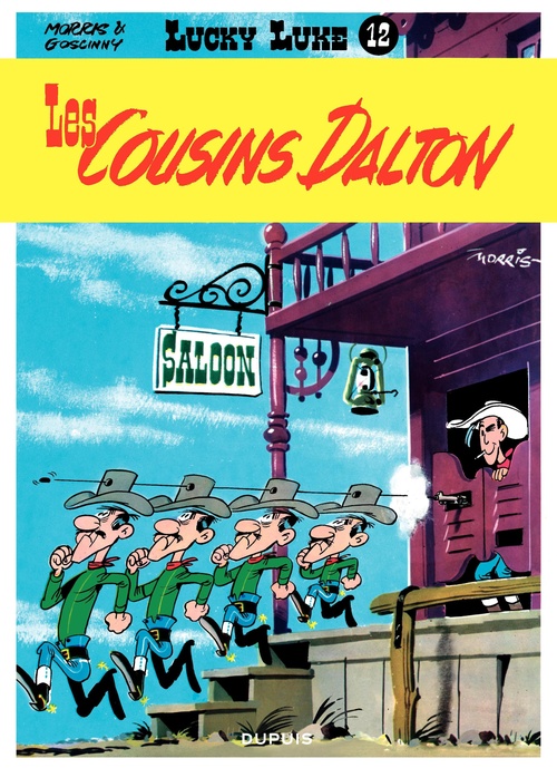 Couverture ebook de Lucky Luke - Tome 12 - Les cousins Dalton, de Morris, René Goscinny