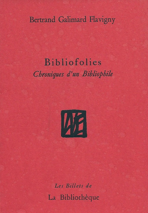 ebook cover of Bibliofolies, by Bertrand Galimard Flavigny