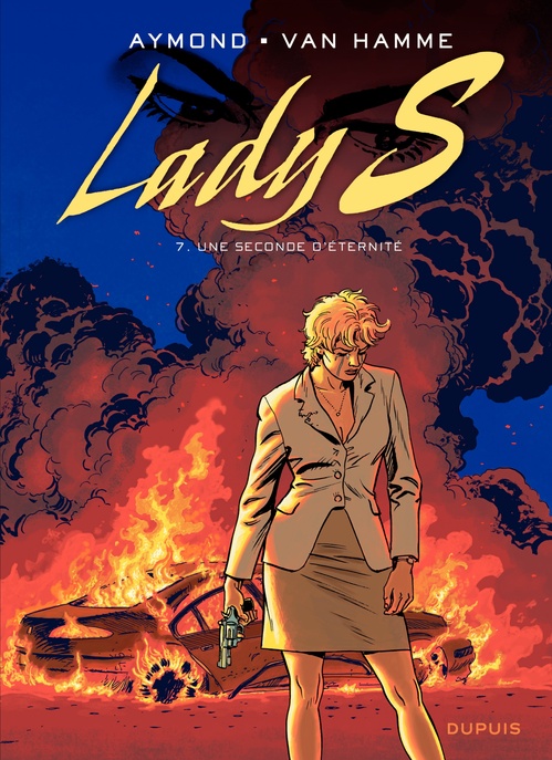 Couverture ebook de Lady S. - Tome 7 - Une seconde d'éternité, de Jean Van Hamme, Philippe Aymond