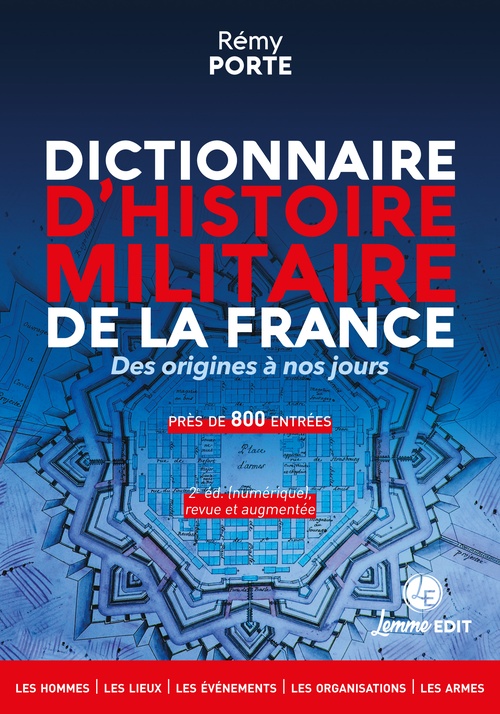 Couverture ebook de Dictionnaire d'histoire militaire de la France, de Rémy Porte