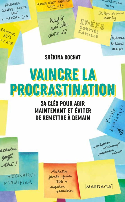 Couverture ebook de Vaincre la procrastination, de Shékina Rochat