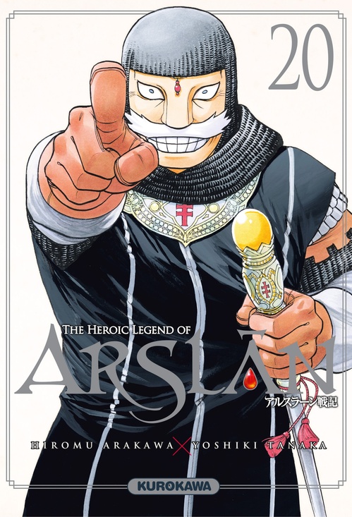 Couverture ebook de The Heroic Legend of Arslân - Tome 20, de Hiromu Arakawa, Yoshiki Tanaka