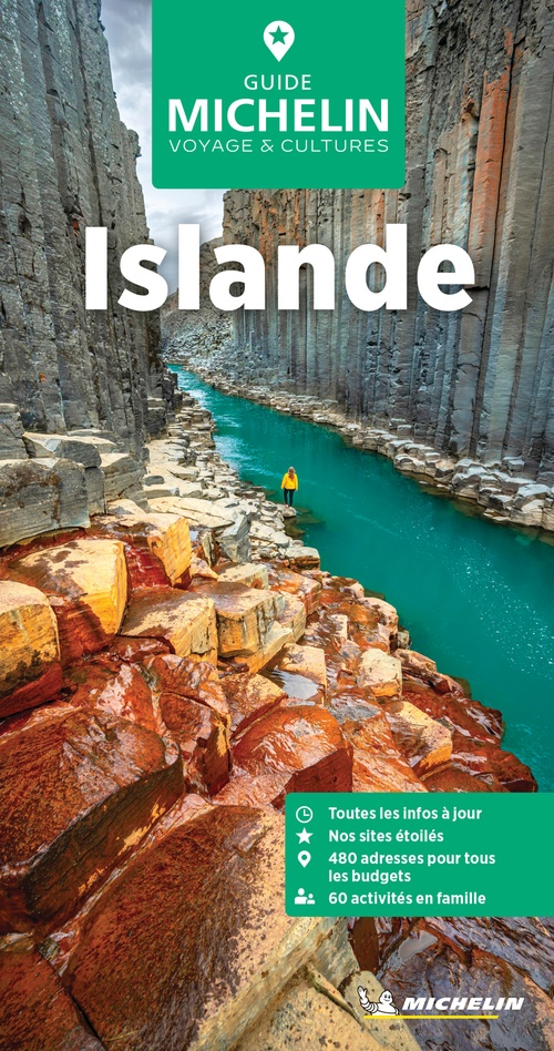 Couverture ebook de Guide Vert Islande epub, de Collectif Michelin