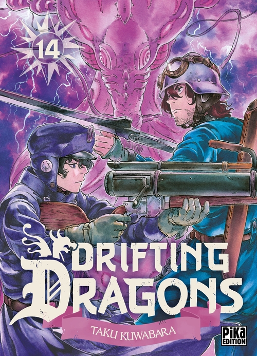 Couverture ebook de Drifting Dragons T14, de Taku Kuwabara