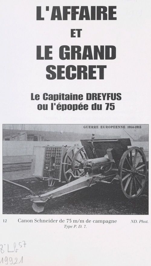 Couverture ebook de L'Affaire et le grand secret, de Ida-Marie Frandon