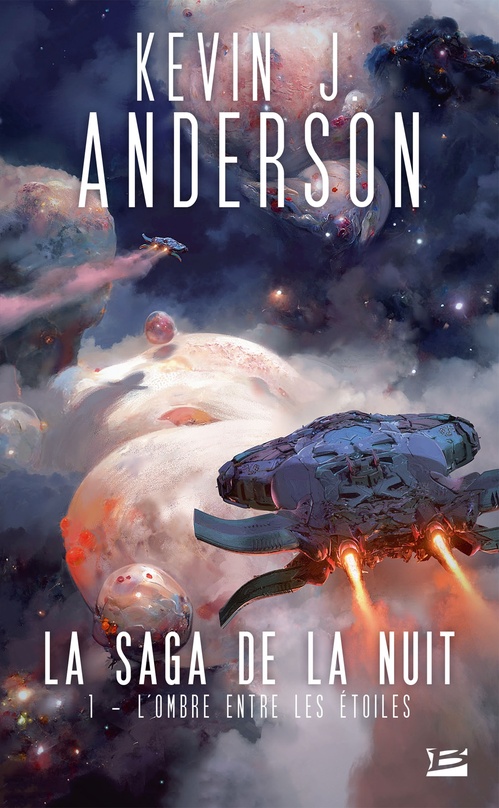 ebook cover of La Saga de la nuit, T1 : L'Ombre entre les étoiles, by Kevin J. Anderson