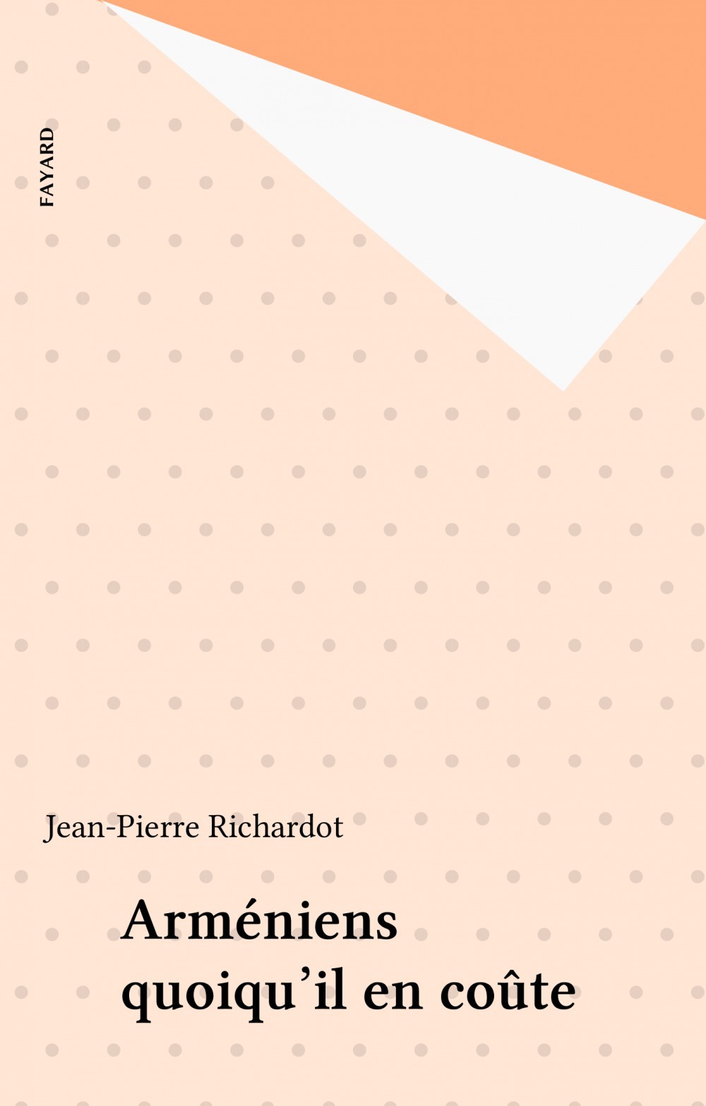 Couverture ebook de Arméniens quoiqu'il en coûte, de Jean-pierre Richardot