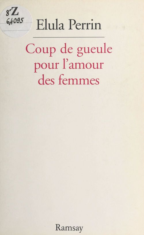 Couverture ebook de Pour l'amour des femmes, de Elula Perrin