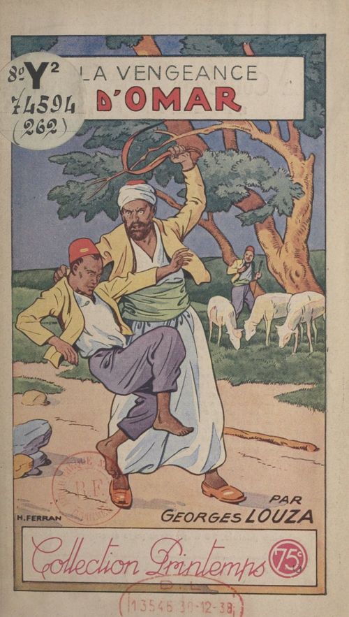 Couverture ebook de La vengeance d'Omar, de Georges Louza