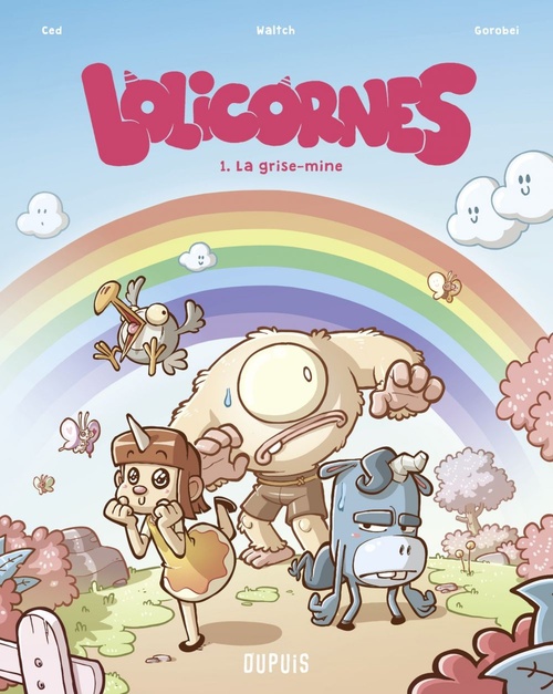 Couverture ebook de Lolicornes - Tome 1 - La grise-mine, de CED, Gorobeï, Waltch