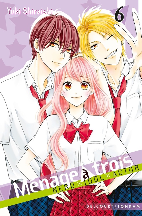 ebook cover of Ménage à trois T06, by Yuki Shiraishi