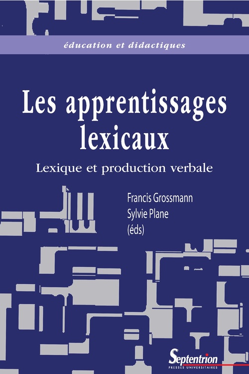 ebook cover of Les apprentissages lexicaux, by Pu Septentrion