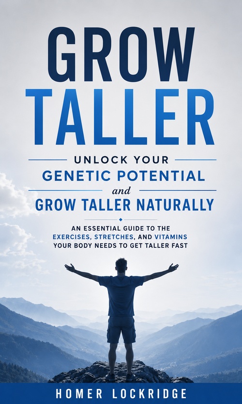 ebook cover of Grow Taller: Unlock Your Genetic Potential and Grow Taller Naturally, by Homer Lockridge